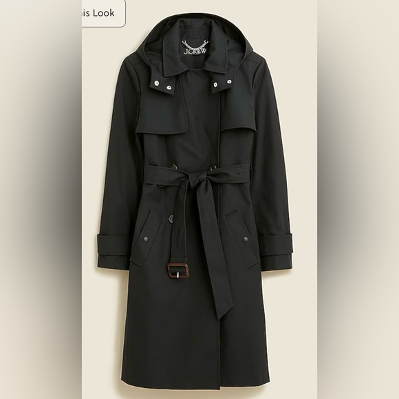 J.Crew New Icon trench coat in black - Picture 6 of 11